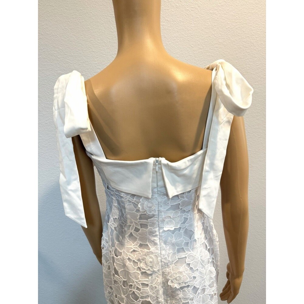 Petal & Pup White Emersyn Midi Lace Dress - Size Medium - NWOT - Bridal Dress - Picture 11 of 16